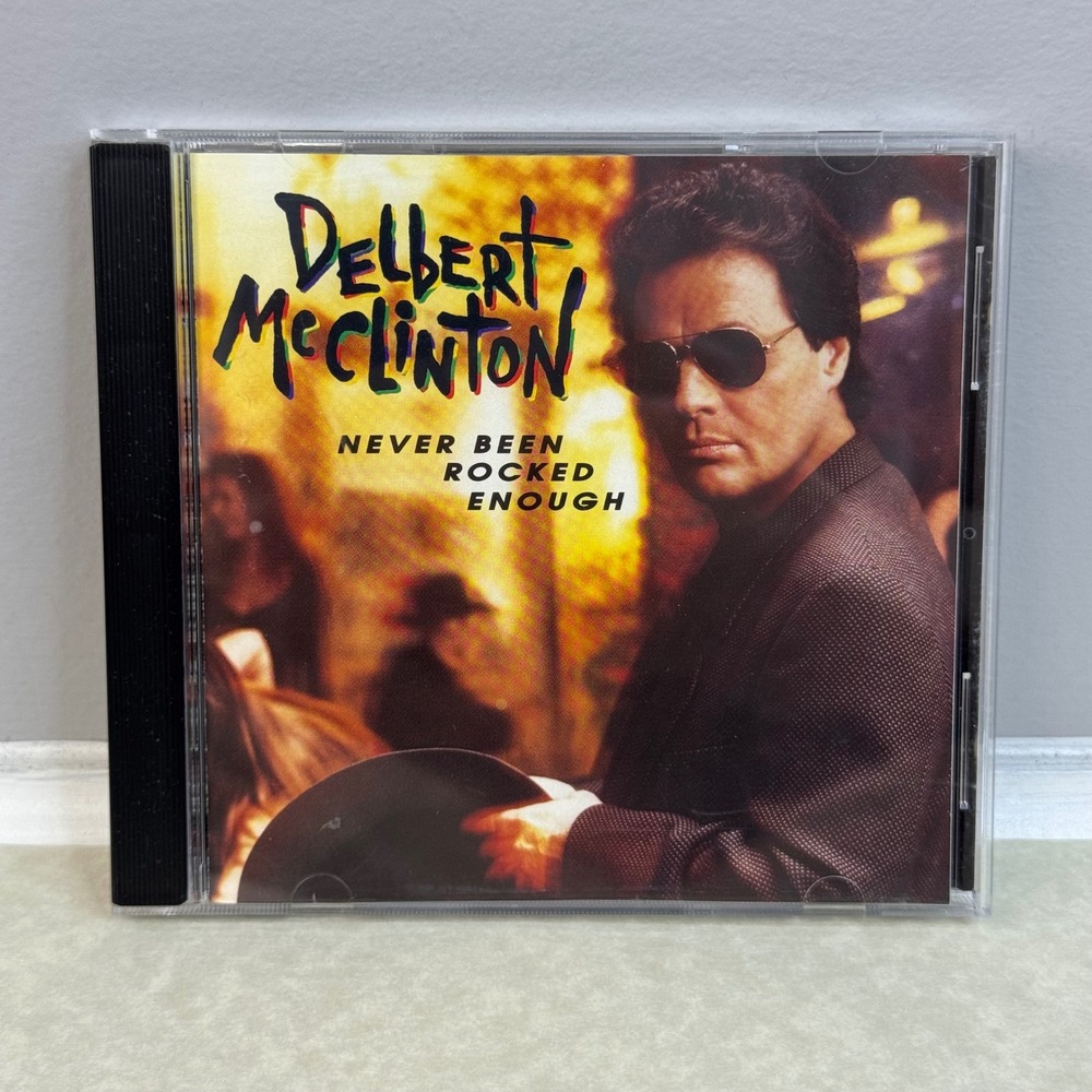 Delbert McClinton: Never‎ Been Rocked Enough (CD 1992 Curb) Blues Rock Country
